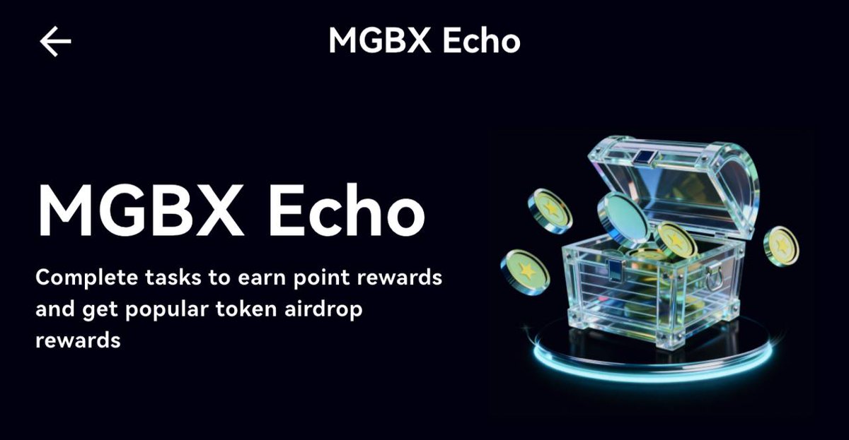 Launched December 5, 2025, Phase II of the Echo program has accumulated 500K+ xMGBX points across users via registration, trading, tasks, and referrals. 

Trade on <a href="/MGBX_Global/">MGBX_Global</a> here: mgbx.com/register/pwAde…

#MGBX #Crypto #Airdrop #Web3 #DynamiteKiss #OTDirecto10D #Christmas
