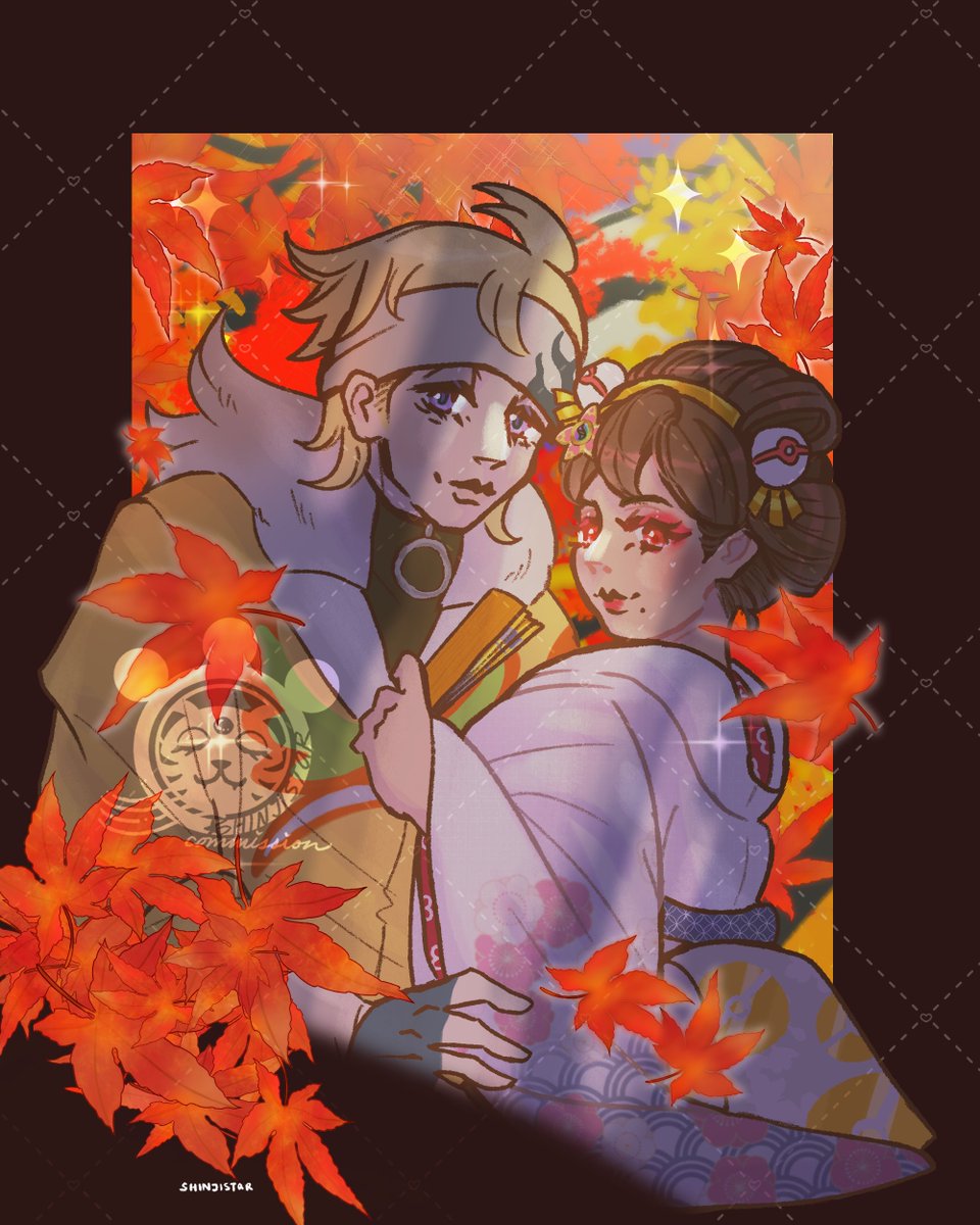 shinjistarart's tweet photo. finished tag team card c♡mm for @mimiume 🍁
#ocxcanon #pokemonoc #yumeship https://t.co/zZ7iOla853
