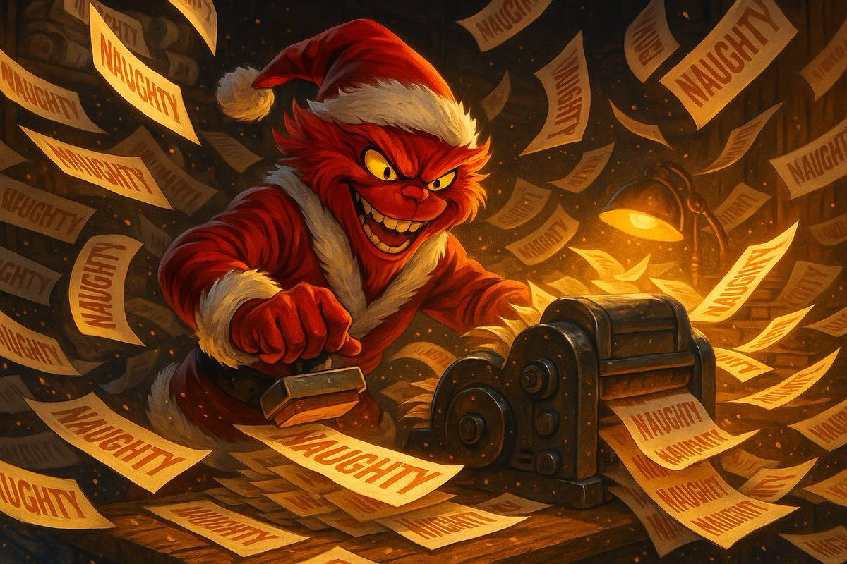 redgrinchbnb's tweet photo. News Flash:

Whoever doesn’t ape will definitely be on the naughty list 😈 https://t.co/GhbHBUF9ab