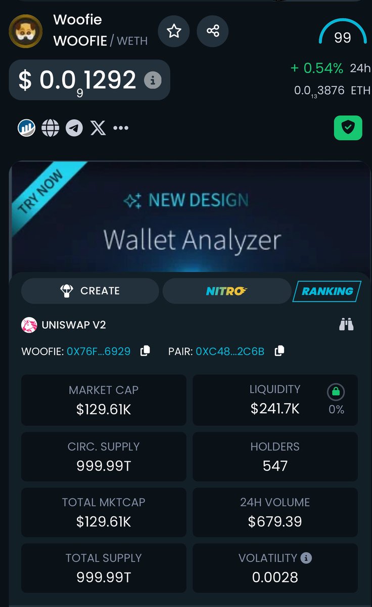 WOOFIEREBORN's tweet photo. $WOOFIE 🐕

⏳⌛️ 

0x76f187059039c13a93d43b6b6dc929f5f9806929

#CryptoGems #ETH #DeFi #Crypto #Next100x $pippin $pepe $bitcoin https://t.co/XKLpsnvF4z