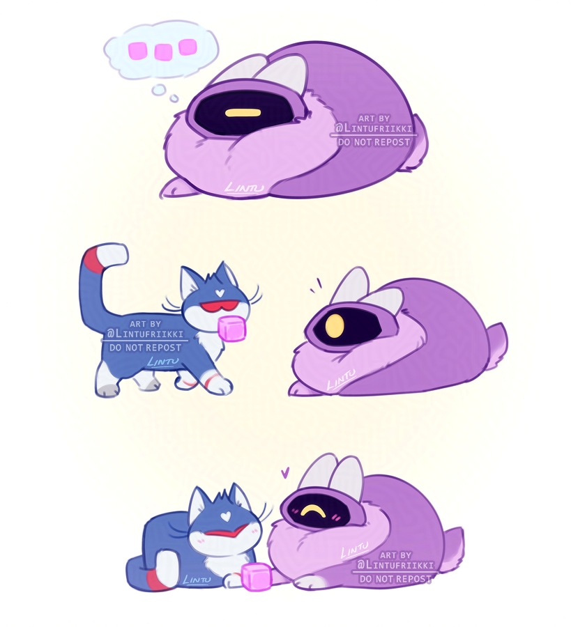 💜 fluffy wavewave wednesday 💙 shockbun felt hungry, but