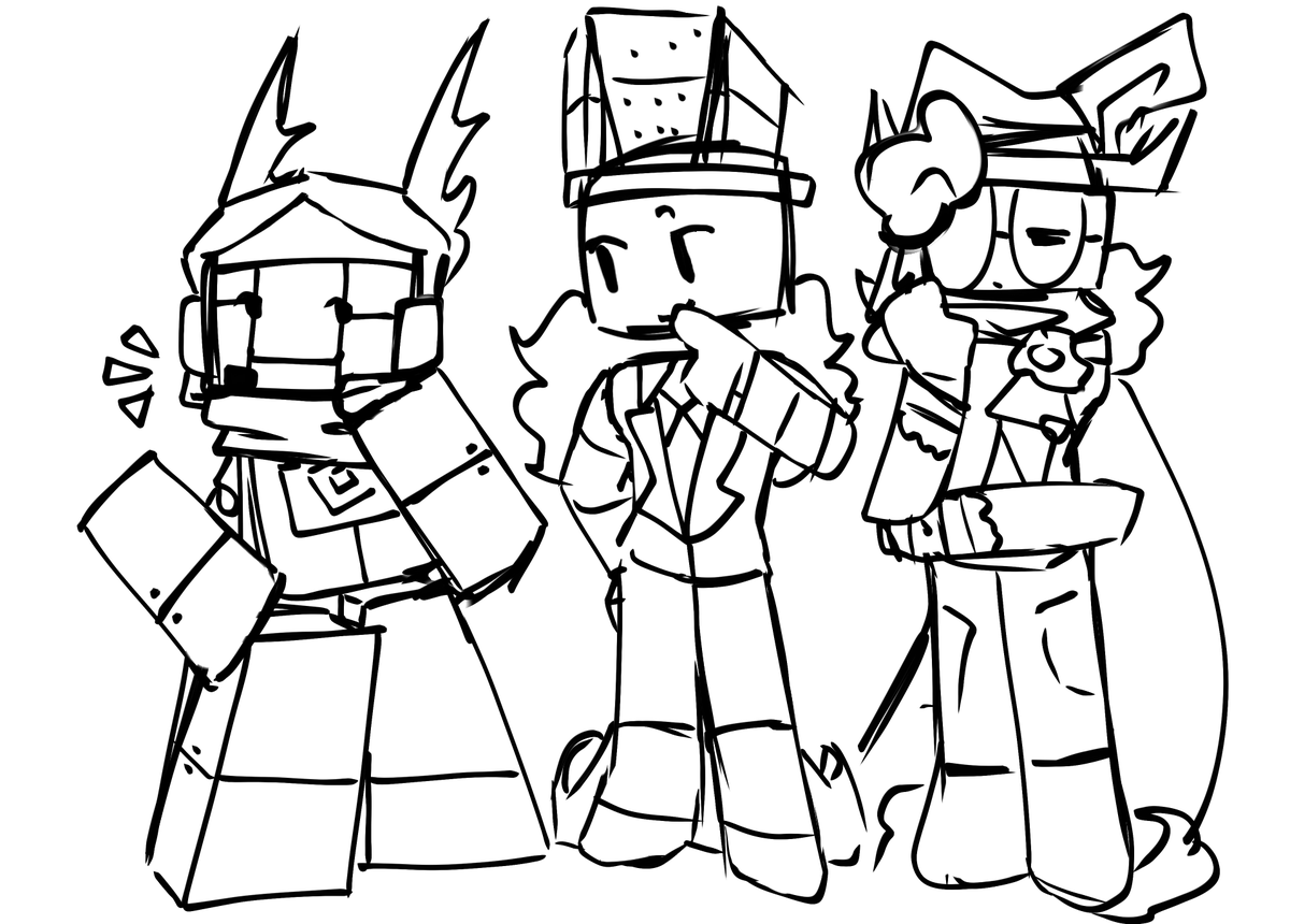 S0uflay's tweet photo. Sketches because Midterms are making me go insane.
#robloxadmins #robloxadmin https://t.co/5BxM5udqa3