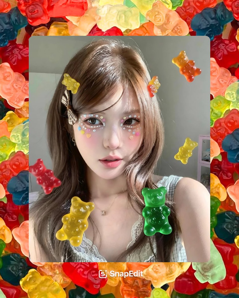 snap_edit's tweet photo. gummy bear style 🐻🧸
no prompts needed ✅

#snapedit #gummybear #ai https://t.co/X7TbMIYn2a