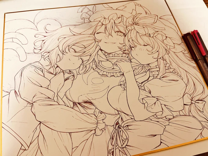 八雲家色紙メイキング