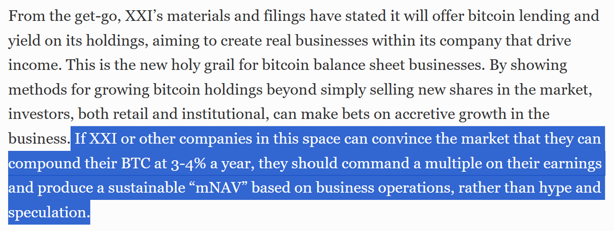 Bitcoin Treasury 2.0 is definitely the next focus. Good call <a href="/shoneanstey/">Shone Anstey 🇨🇦 ฿⚡</a> on knowing where the puck is going.

Imagine the demand if they caught wind of getting a 8-13% for 2X long or 28-47% for 5X long by providing permissionless BTC global capital

forbes.com/sites/alexande…
