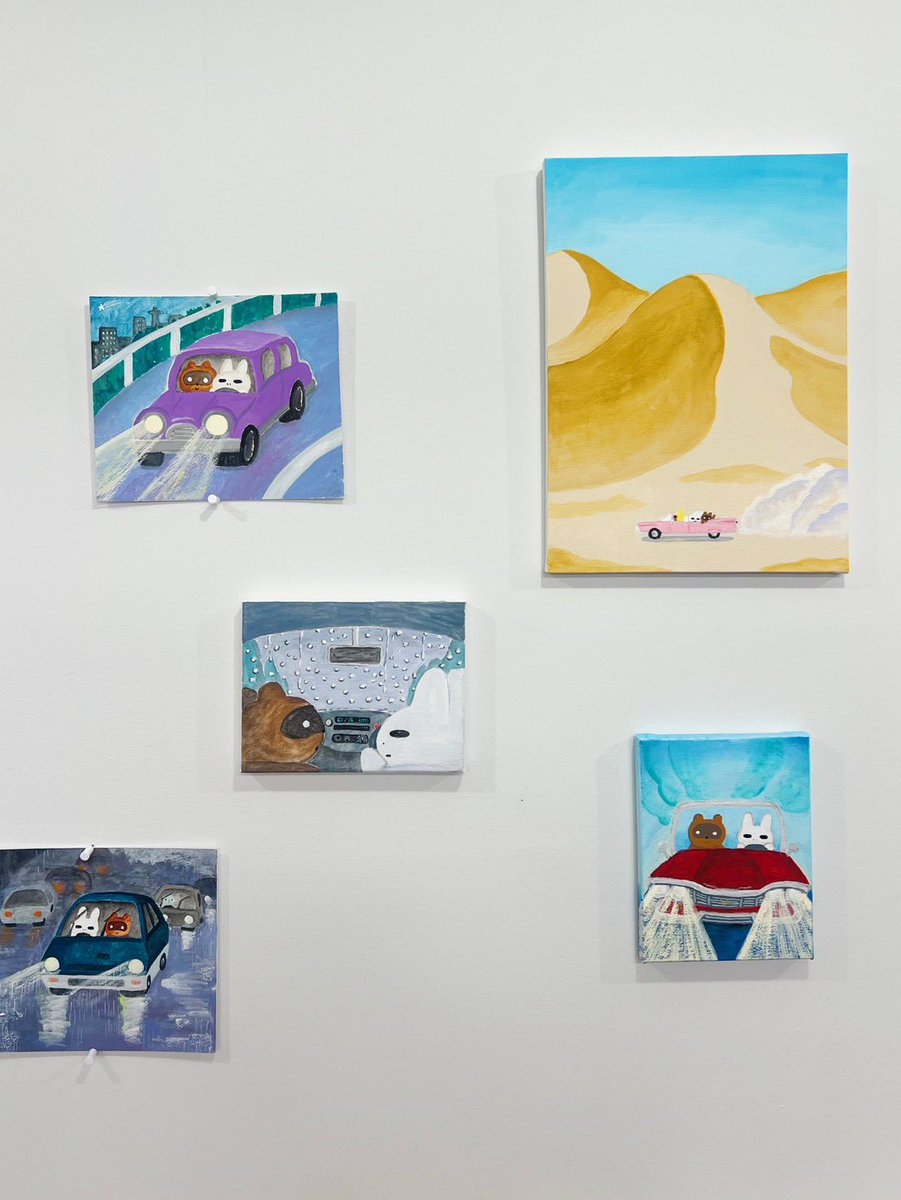 popotame_shop's tweet image. 本日ポポタム2-7pmオープン
夕方に不在時間あるかもしれません。（ドアに貼り紙します）

一階ではふじむらいづみミニ展、延長戦を開催中。CARにまつわるイラストのほか、ぱらぱらまんが、ステッカーなどユーモアあふれる商品が並んでいます。ここまで揃うのはなかなかない？@izumi_mizutama