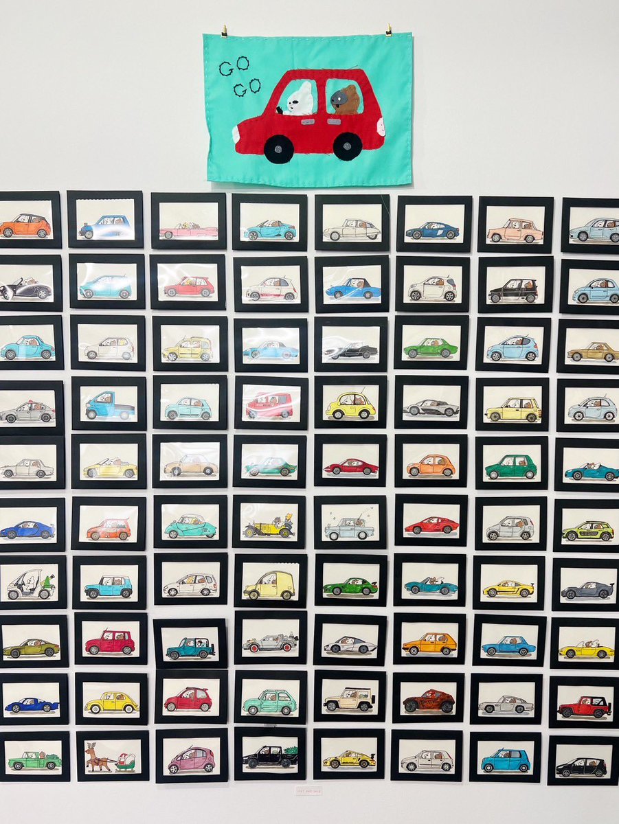 popotame_shop's tweet image. 本日ポポタム2-7pmオープン
夕方に不在時間あるかもしれません。（ドアに貼り紙します）

一階ではふじむらいづみミニ展、延長戦を開催中。CARにまつわるイラストのほか、ぱらぱらまんが、ステッカーなどユーモアあふれる商品が並んでいます。ここまで揃うのはなかなかない？@izumi_mizutama