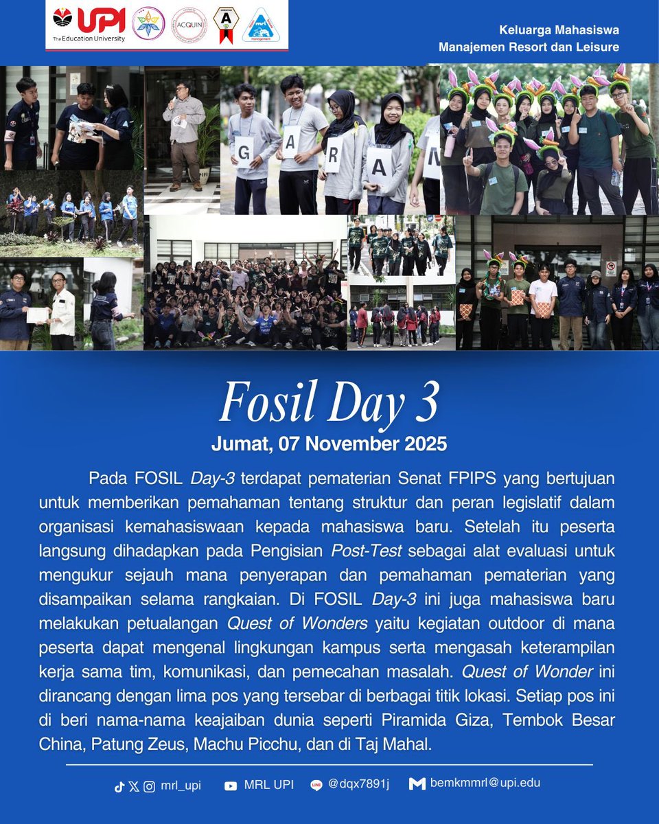 [KALEIDOSCOPE]

Let's throwback to the moment we've been through in November :
✨ Field Trip MRL 24
✨ Fosil Day 3

Get ready for more unforgettable moments ahead!
#MRL_Kaleidoscope2025