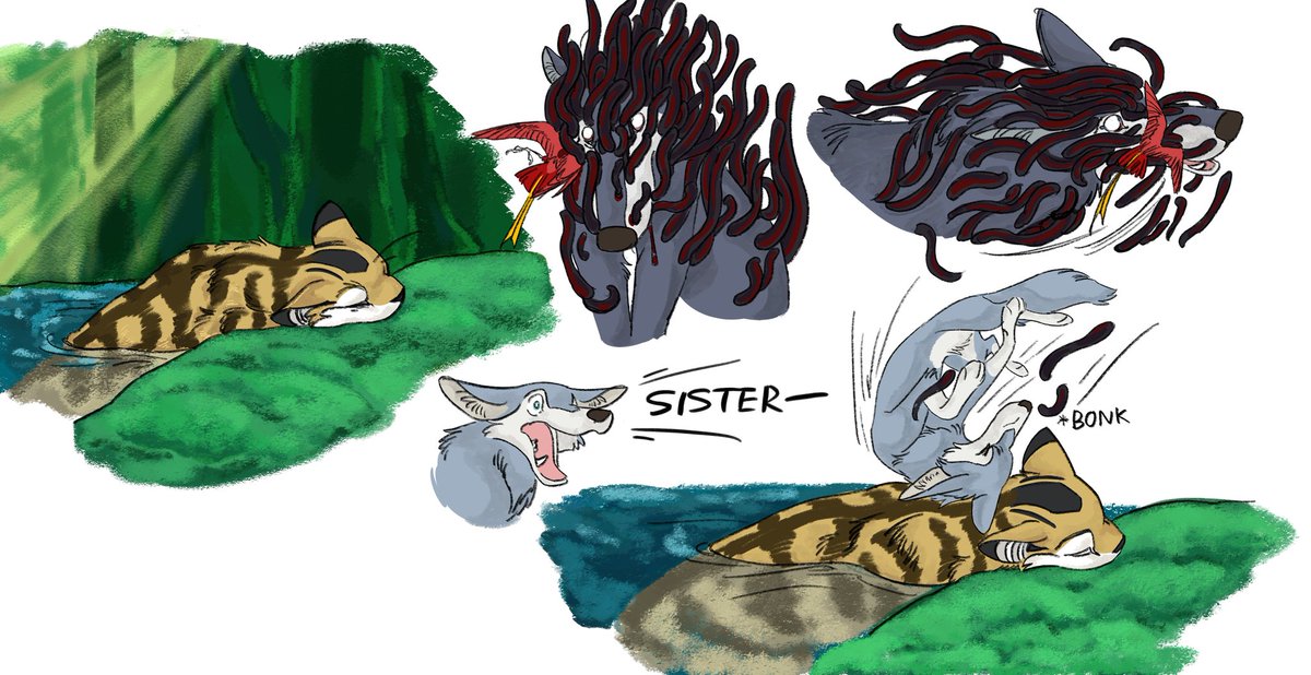 もののけ姫 opbee #EarthSpark もののけ姫 AU 4 “Give her back to me.”