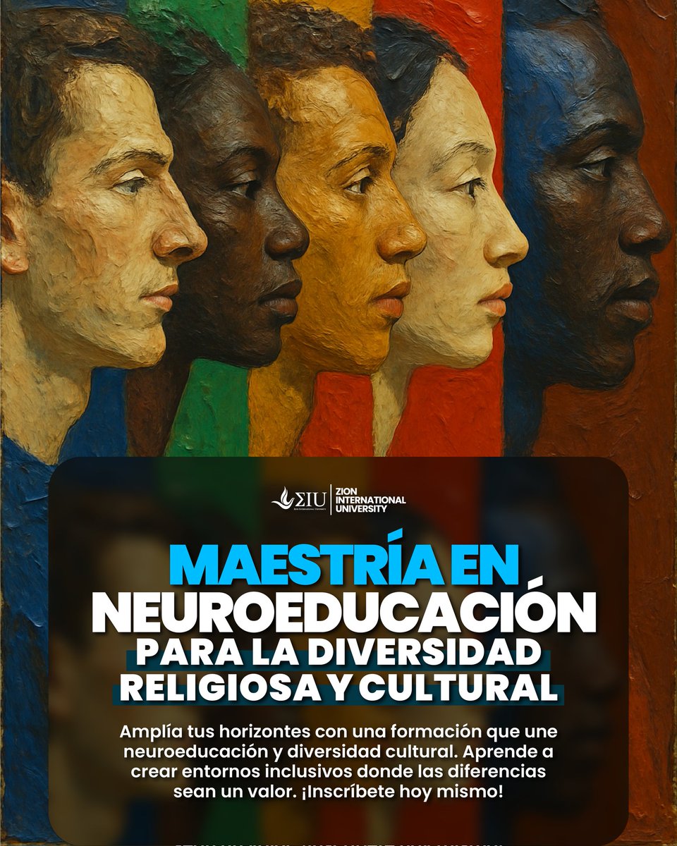 La diversidad es conocimiento. 🌍✨
Con nuestra Maestría en Neuroeducación para la Diversidad Religiosa y Cultural aprenderás a crear espacios educativos más inclusivos y humanos.
Inscríbete aquí:
🔗 forms.gle/9K5LUahuAzEauR…