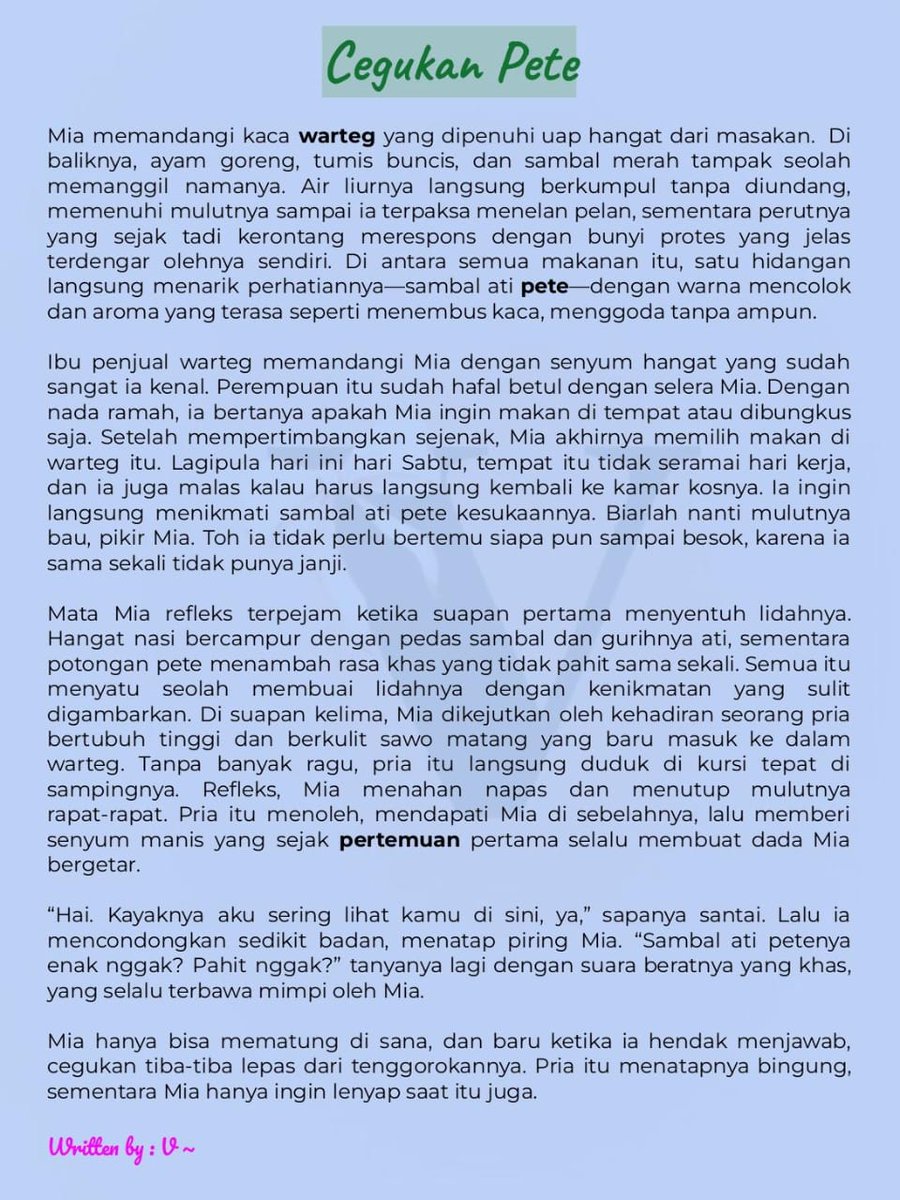 whalien07's tweet image. Cegukan Pete

#Writingday #WritingDesember2