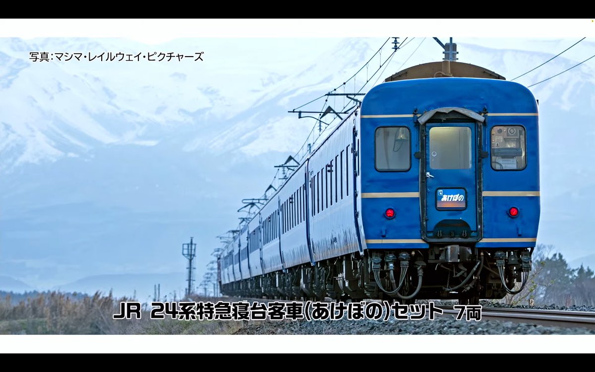 新製品速報 #トミーテック（ #TOMIX ・#ジオコレ ） ・JR 24系特急寝台