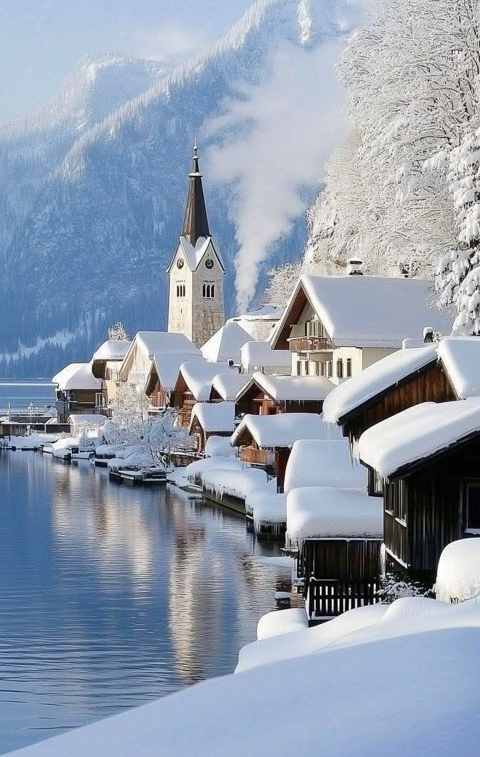Good Morning 
Have a Wonderful Day ❄️

(Austria,📷 Pinterest)