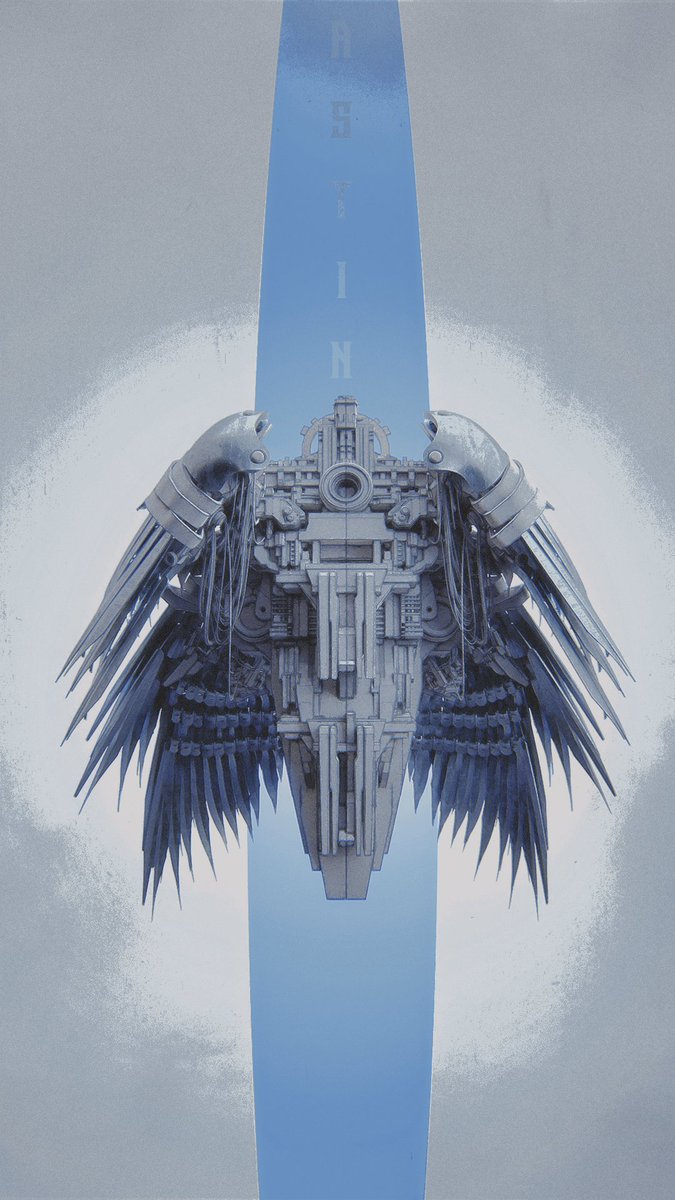 Astonished95155's tweet image. #IndustrialDesign #MachineAesthetic #RobotDesign #SciFiCommunity #CinematicPosterArt
This is my project in progress. Once it’s done, I’ll show it to you. Here are some renders of the model. I created it in Plasticity and textured and rendered it in Blender using Cycles