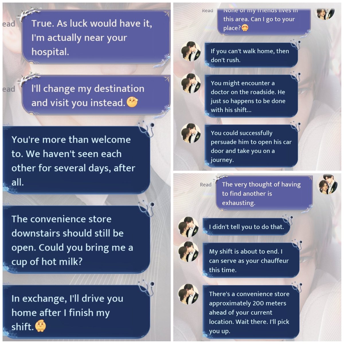 The way they flirt---God, I want Zayne. I miss him. Where's my Zayne? 😔