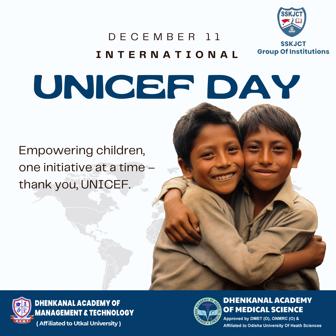 DAMS_dhenkanal's tweet photo. Today we celebrate UNICEF Day, supporting every child’s right to health, education, and safety, building a brighter future together.
.
.
#UNICEFDay #ForEveryChild #ChildRights #EducationForAll #HealthForChildren #ProtectChildren #GlobalImpact #HopeForChildren #TogetherForChildren https://t.co/HNwPMkhMFw