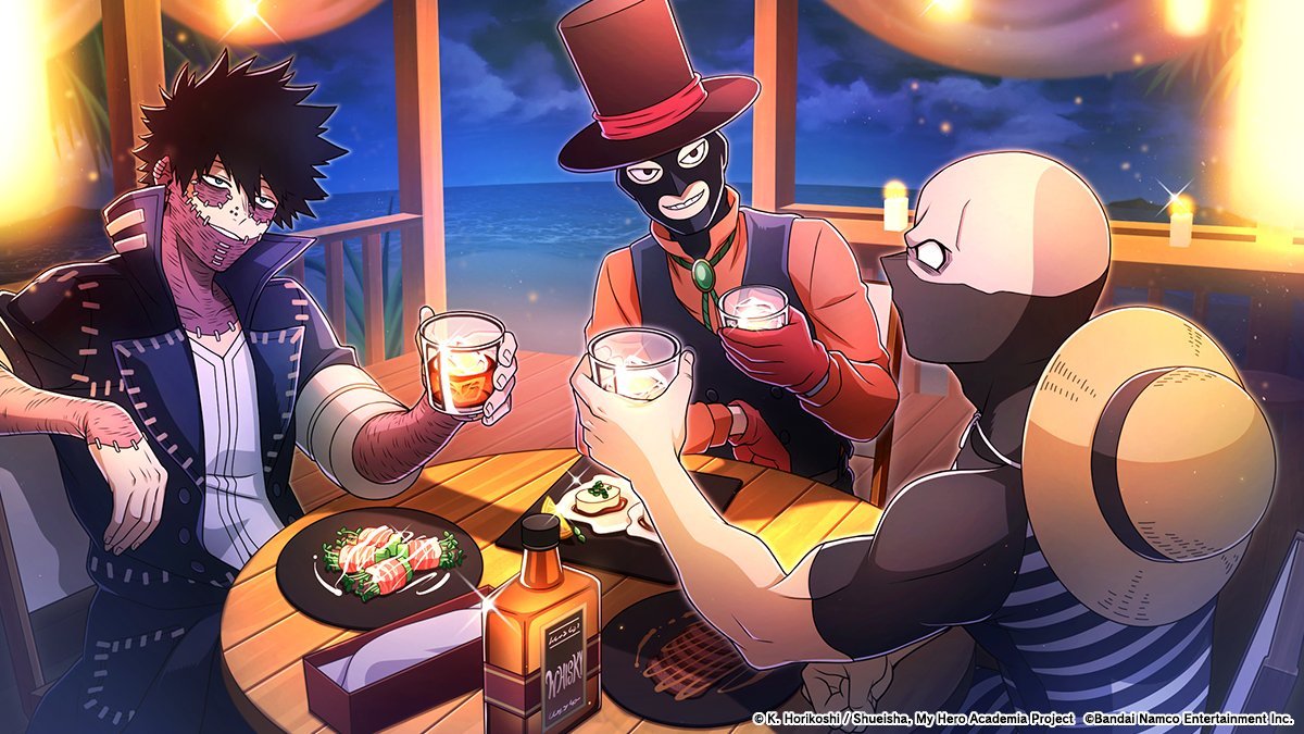 hoshiumisexy's tweet photo. dabi: to tell you the truth, i never cared about the league of villains. i cant think of a single moment where we did anything that friends would do. the whole time i was just thinking about hating my father

dabis fake ass on vacation with the boys: https://t.co/HQmHqgNvDM