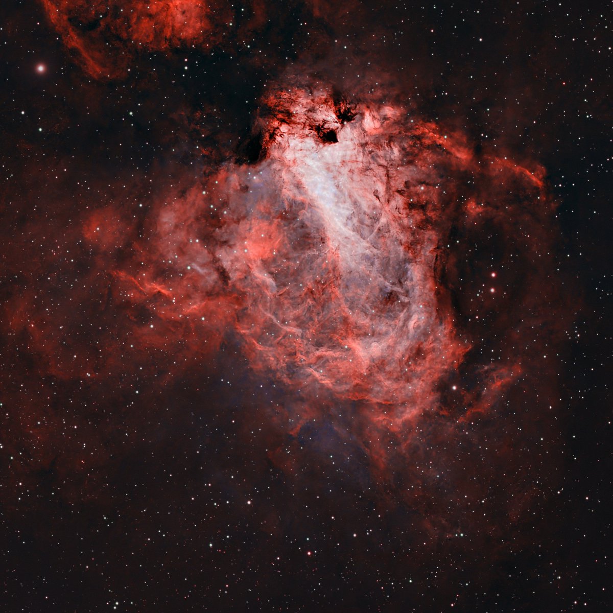 zwoastro's tweet photo. The majestic Swan Nebula (M17) 🦢 — a stellar nursery located about 5500 light-years away in the constellation Sagittarius.

Captured by Oscar Martell, 6 hours of data recorded.

Setup:
🔭 Askar 103APO + 1x Flattener
📸 ASI2600MC Pro

#ZWO #ASI2600MC #AM5 #ASIAIR #M17 https://t.co/HW7PapkT3s