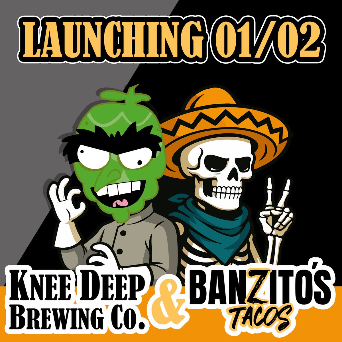 BanzitosTacos's tweet photo. Banzito Familia… this is a moment.

After years of bouncing around parking lots, pop-ups, late nights, early mornings, we’re finally locking in a true home base.

We’re beyond excited to share that Banzito’s and Knee Deep Brewing Co. are teaming up for a “full-time residency” at their Auburn Brewery Location.
Not a merge or partnership but two local powerhouses joining forces to build a destination.

Craft Tacos × award-winning Craft Beer.
Indoor vibes × outdoor cantina energy.
A place where you can always find us.

We’re putting Catering and Events on pause with all of our focus streamlining to bring you more than delicious Tacos and amazing beer, an unforgettable experience.

Full-time… Tuesday-Sunday, 12pm-8pm.

But this is so much bigger than a truck spot.
This is the next chapter.
A home for the Familia.
A huge step toward the future we’ve been grinding for.

Banzito’s at Knee Deep.
A collaboration of culture, flavor, and community.

We can’t wait to welcome you home. 1.2.26