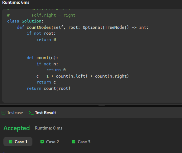 _kedar_18's tweet image. Good morning!

Started the day sharpening my brain with some LeetCode grind . cracked Count Nodes in Binary Tree and Happy Number.

#CodingJourney #LeetCode