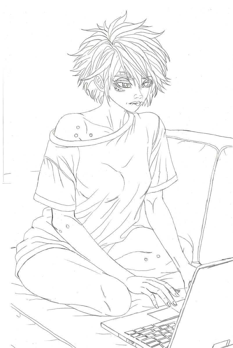 Tis the season of commissions apparently. Hell I dig the subject matter though. Eden is an awesome character to draw