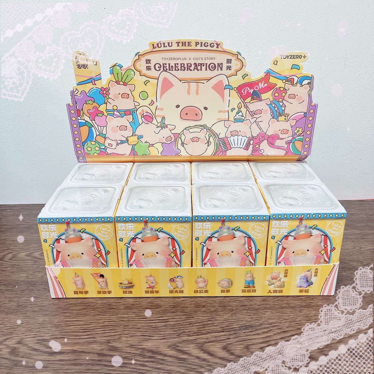 てるるコレクション変更中　904040 🐷オズコレボ再入荷🐷 #52TOYS TOYZEROPLUS×CICI'SSTORY 子豚LULU
