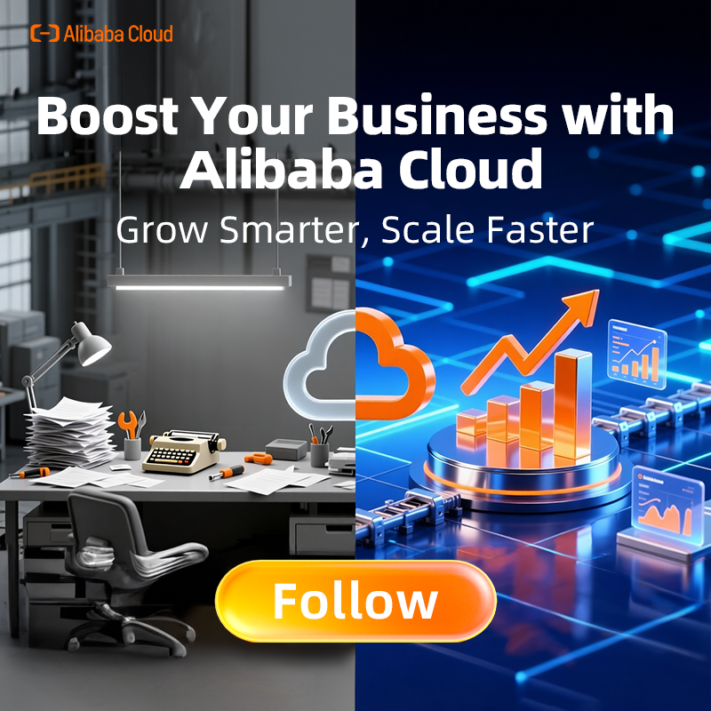 alibaba_cloud's tweet photo. Unlock your business potential with Alibaba Cloud! 

Smarter growth, faster scaling, and cutting-edge cloud+AI innovation await. 

Follow us for the latest cloud solutions and stay ahead!