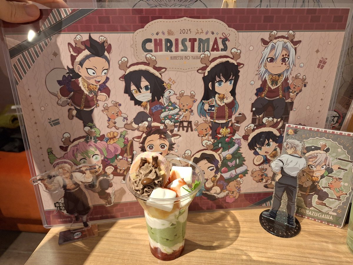 鬼滅の刃 ufotable cafe カフェ クリスマス2025 ランチョンA来た！
