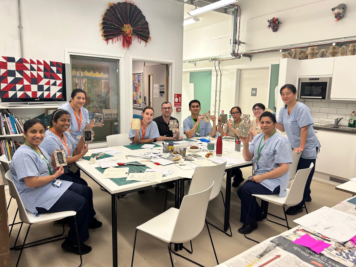 Endo team from MRI attending a Team building session at Lime arts staff really enjoy attending these sessions <a href="/cherylcasey22/">Cheryl Casey</a> <a href="/MFT_MRI/">Manchester Royal Infirmary</a>