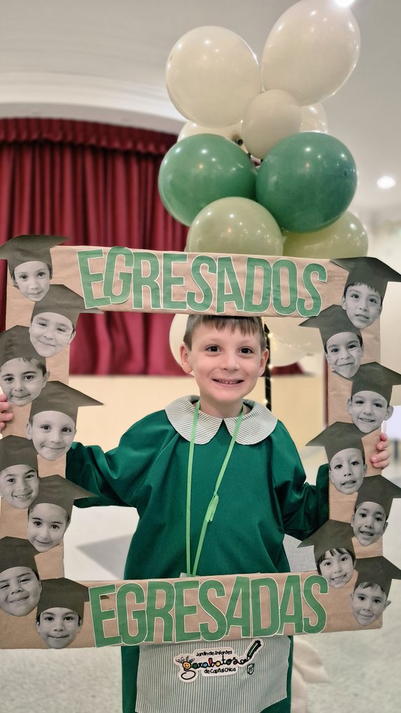 🥳 Se termina el paso de Valen por su jardincito Garabatos de <a href="/CapitalChicaLH/">Club Capital Chica</a> 🧑‍🎓
✨ Tres años de jugar, aprender y crecer junto a sus compañeritos y compañeritas 🫂
💚 ¡Gracias al Club, al Jardín y a sus seños! 👏
🔜 Se viene la Escuela, se vienen nuevas aventuras 😄