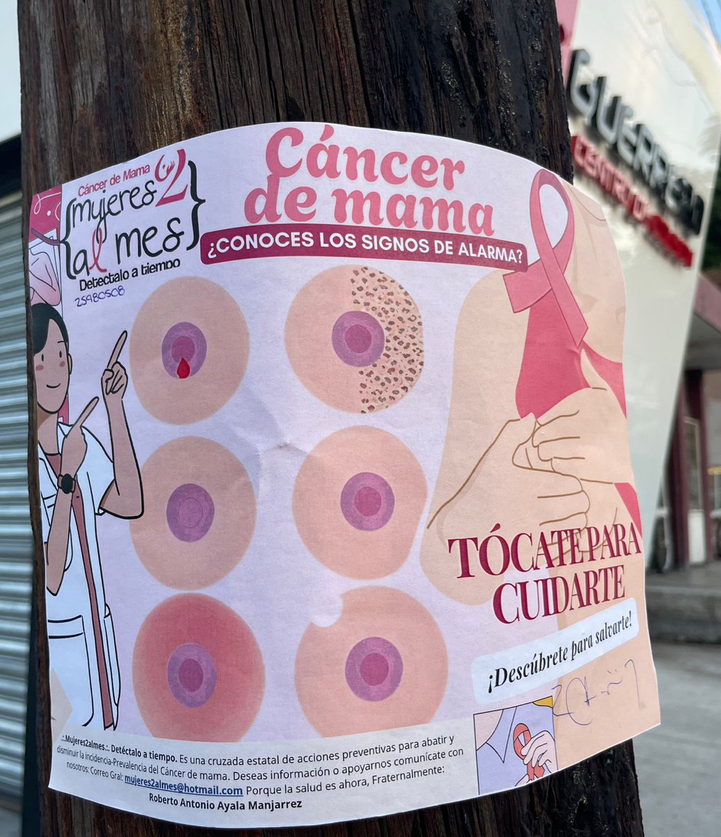 robbie_aym's tweet photo. Seguimos con la difusión para la prevención del cáncer de mama, nunca es tarde para autoexplorarte, valora tú cuerpo, salva tú vida ❤️✨
@medicosconcausa @mujeres2almes https://t.co/Uutp5ZXzC1