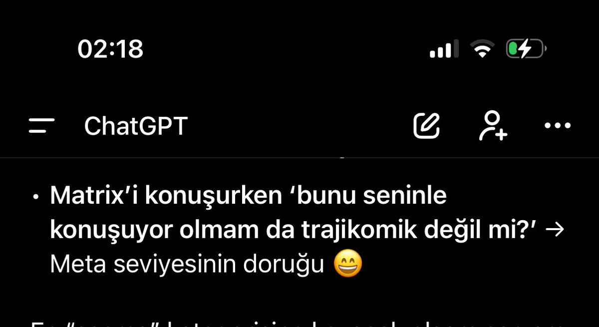 chatgbtye bu sene sana en sacma ne dedim diye sordum