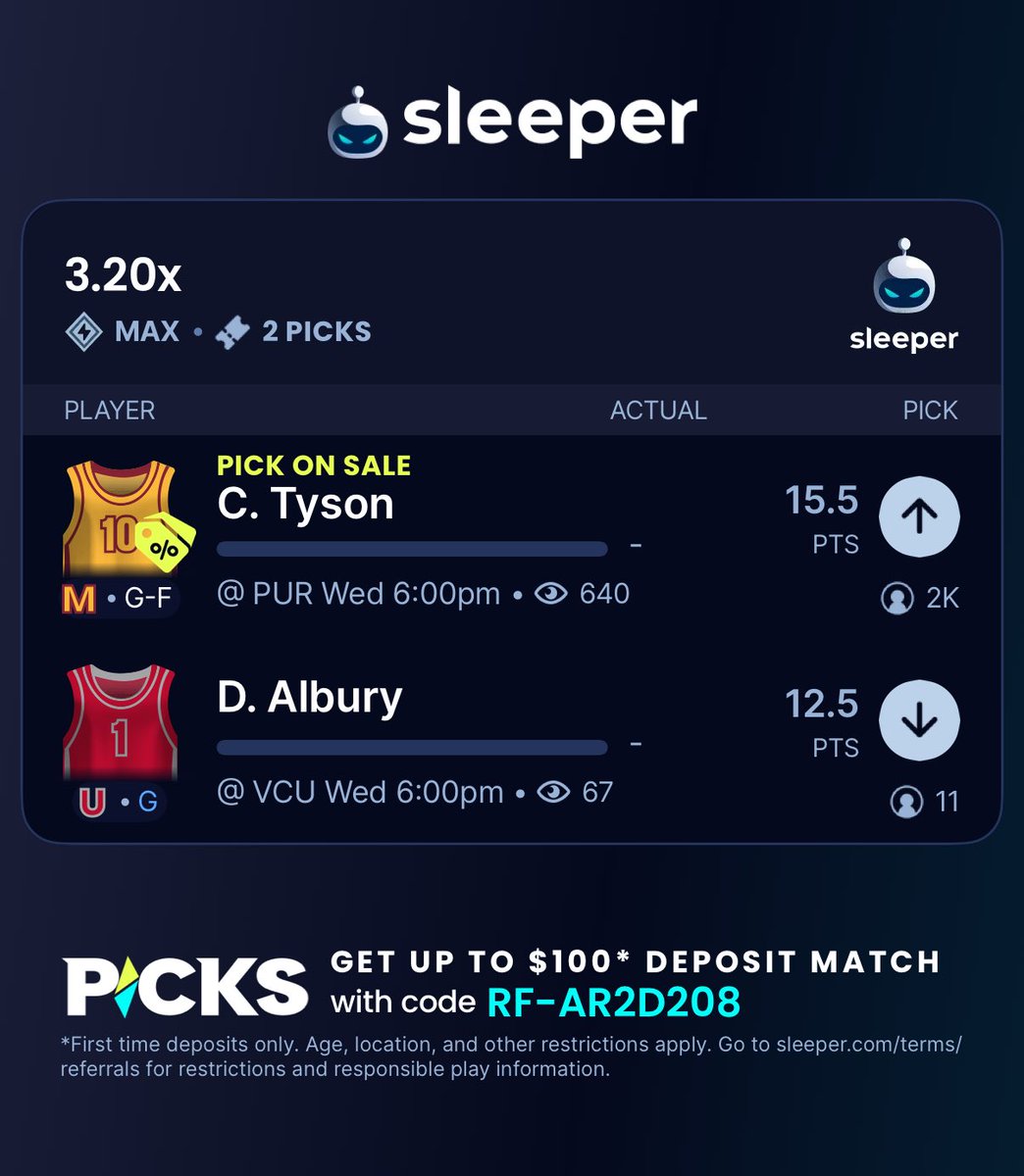 Ponyartbets's tweet photo. Sleeper promos, riding one college dude twice 🫡 https://t.co/HIUPhqRFP3