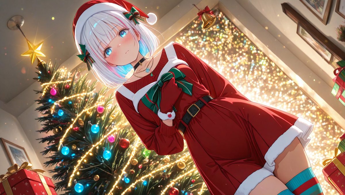 おはよー🧑‍🎄🌲🌟❄️ #AIart #AIイラスト