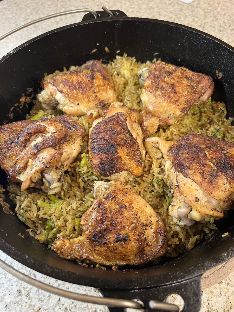 Chicken and broccoli rice