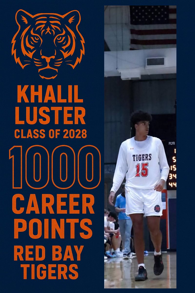 KhalilLuster's tweet photo. All glory to God. Thankful for the journey, the grind, and everybody who’s been in my corner since day one.
More work to do!
#1000PointClub #FaithAndWork #ClassOf2028 https://t.co/JgJcEqjXnS