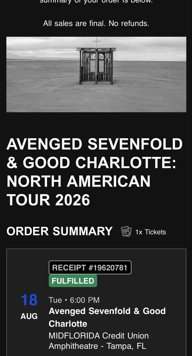kmc599's tweet photo. #ticketsecured @TheOfficialA7X @DeathbatsClub see you boys in Aug!!! https://t.co/xzz501QvfL