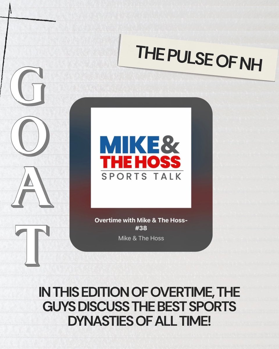 mikeandthehoss's tweet image. In this edition of OT,  the Hoss started the podcast by asking Mike where the Chiefs ranked. By the end of the show- they did not break the Top 10! 

Click the link to listen ➡️: spreaker.com/podcast/mike-t…

#sportstalk #boston #overtime