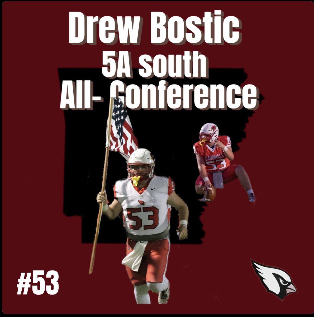 Blessed to receive All Conference for my junior year. Can’t wait to get to work this offseason <a href="/PrepRedzoneAR/">Prep Redzone Arkansas</a> <a href="/CoachNickVaughn/">Nick Vaughn</a> <a href="/ArRecruitingGuy/">Richard Davenport</a>