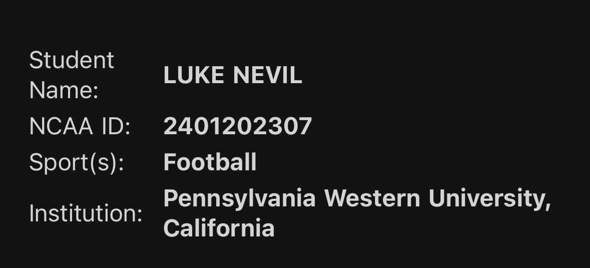 LukeNevil's tweet image. Officially entered the transfer portal with 3 years left of eligibility
- 5’10” 175 Wr/Slot
- Will do whatever it takes to get on the field!!