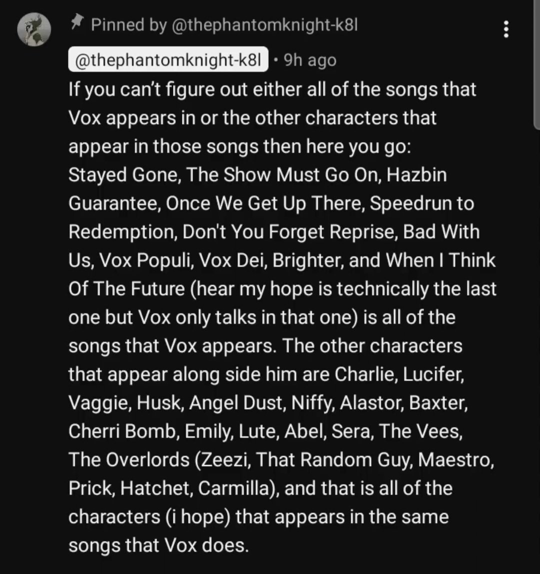 #HazbinHotel #HazbinHotelVox #project Read these images to learn about this project and what this link is for.. drive.google.com/drive/folders/…