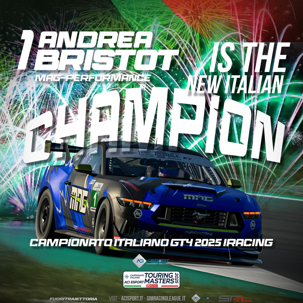 🏆 Andrea Bristot è Campione Italiano GT4 2025!
Gara folle a Misano: strategie, scintille, penalità e un finale da brividi.
Secondo titolo dell’anno dopo la F4. Mostruoso. 🔥
#ACIesport #TouringMasters2025 #GT4 #iRacing
<a href="/ACI_Sport/">ACI Sport</a>  <a href="/FTraiettoria/">Fuori Traiettoria</a>  <a href="/iRacing/">iRacing</a>