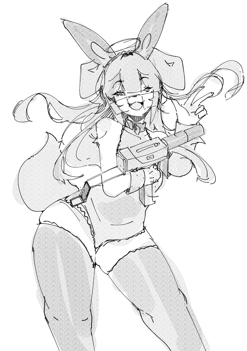 oh nyuu, Addie is only been drawing in black &amp; white for so long and put so much low time and effort into her drawings, it must be so low quality waff waff.. ૮ ◞ ﻌ ◟ ა