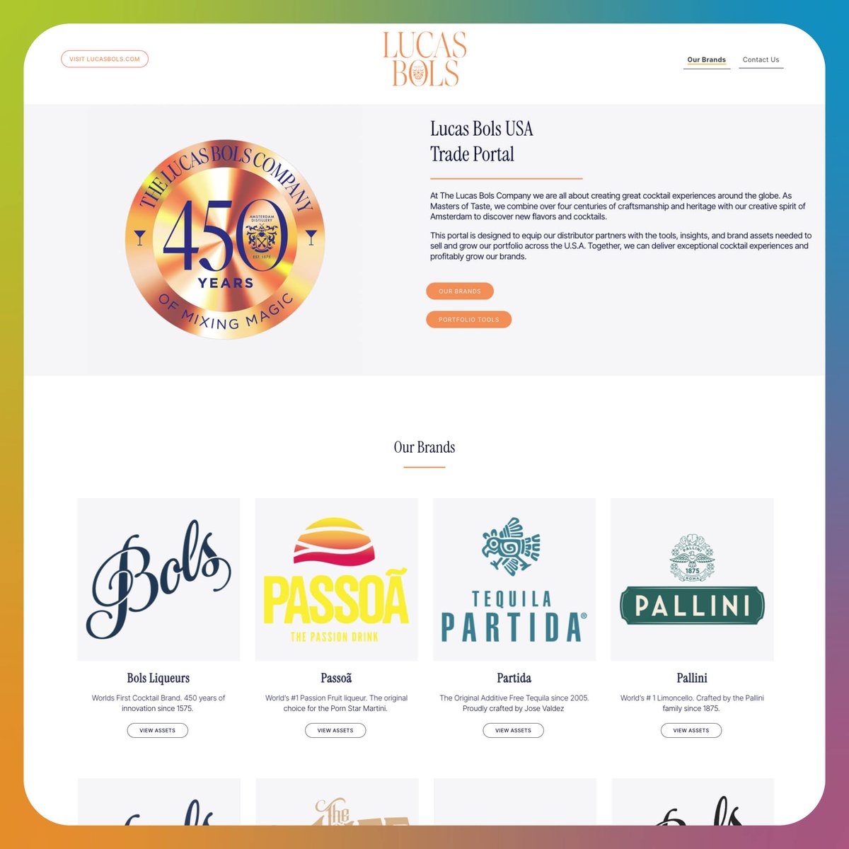No glitz, just guts. We built trade.lucasbols.com, one of the most robust Digital Asset Management systems we’ve ever tackled—housing hundreds of assets and proof that great organization is a creative act.