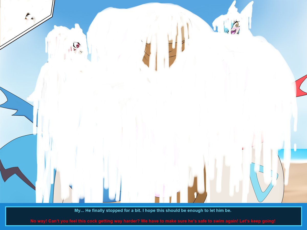 (2/2) You can tell the Eevee is my character as manages to be taller than both of them.