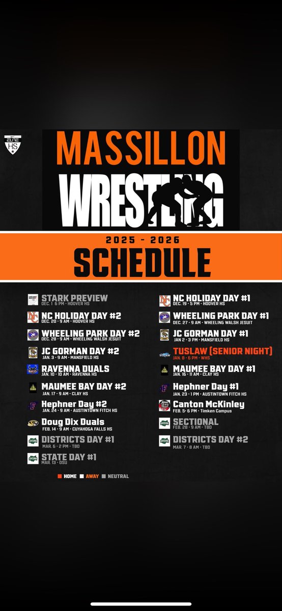 ObieWrestling's tweet photo. Come out and support your Massillon Tiger Wrestling team! 

These young men and women have been working hard on a daily basis and are ready to scrap! 

#TIG https://t.co/ZzSFnGrSd3