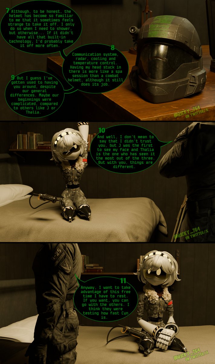 Ricky_764's tweet photo. "No one will tease you as much as I do."
Official Mini-comic of Project: Lights Out 💡

#MurderDrones #MurderDronesOC #mdtwt #ProjectLightsOut #SerialDesignationV #SDV https://t.co/SqGgBSQlKs