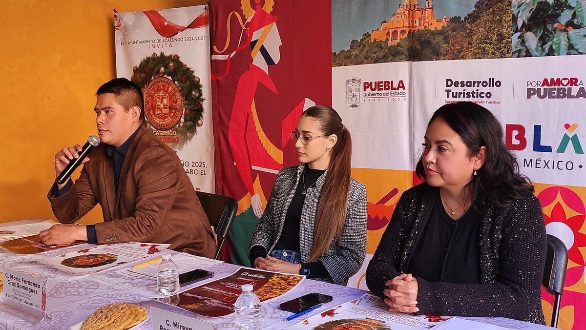 El <a href="/Gob_Puebla/">Gobierno de Puebla</a> presentó el evento "Acatzingo Navideño –Espíritu, magia y tradición", que se llevará a cabo del 14 de diciembre al 12 de enero, con actividades culturales y familiares que incluyen un desfile, así como eventos artísticos y musicales.
#PensarEnGrande #PorAmorAPuebla