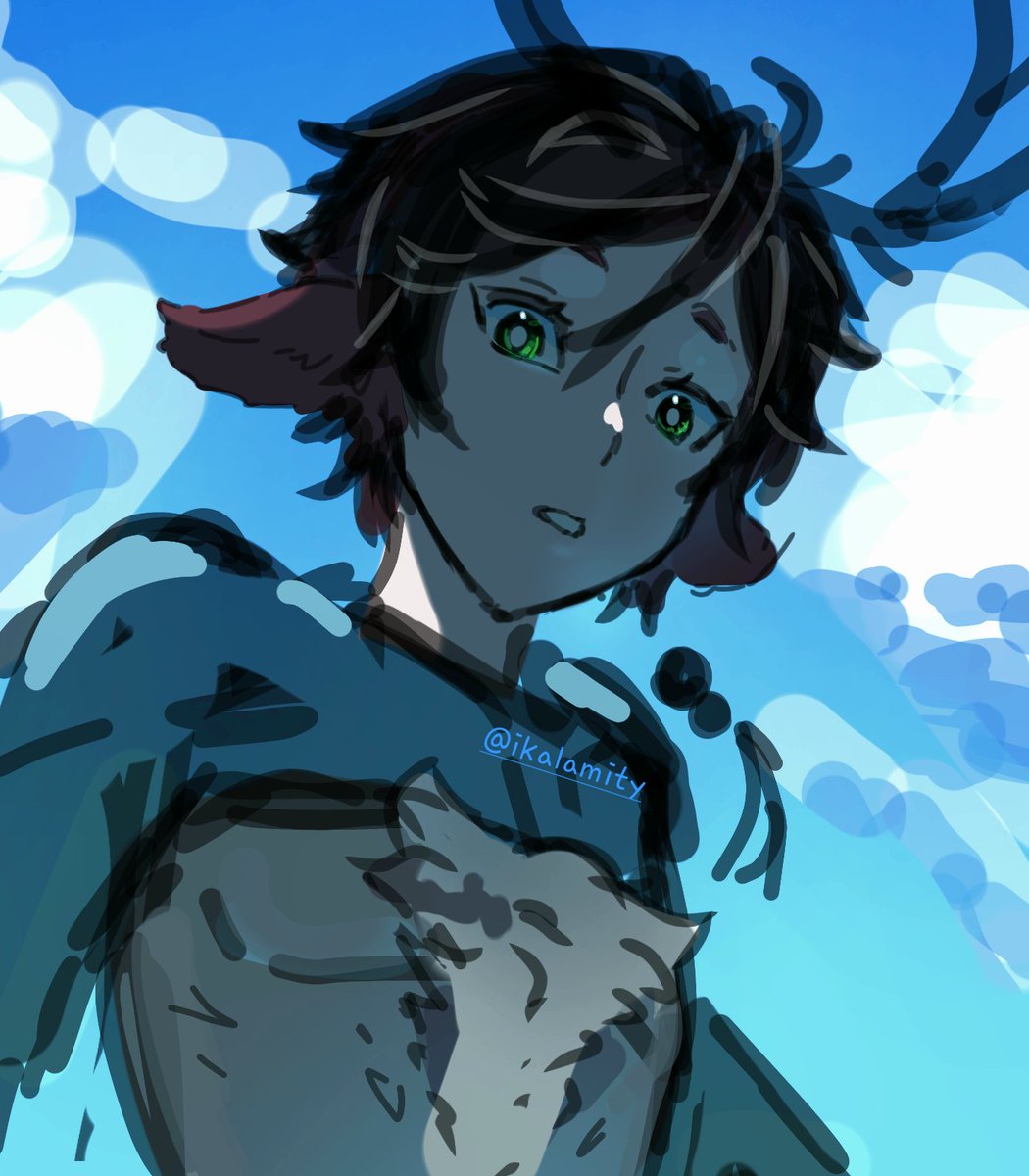 Ikalamity's tweet photo. 森の精霊うらたぬきさん🦌🌿

#urashimasakatasen
#うらたぬき https://t.co/3TNginNH1v