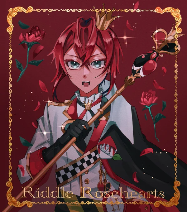 再掲リドル寮長 #ツイステファンアート